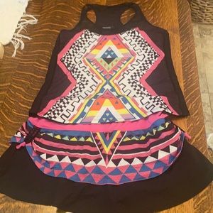 Lucky in Love top and skirt